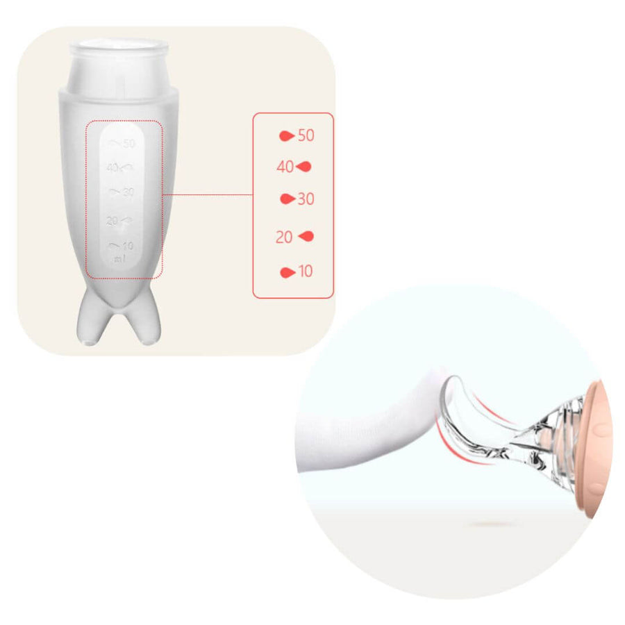 Colher Dosadora 2 em 1 para Introdução Alimentar