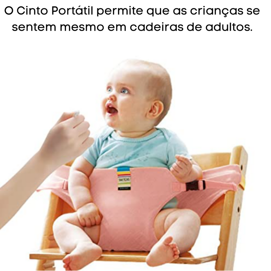 Cinto Portátil para Cadeira Alimentação